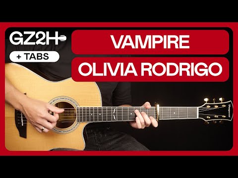 Vampire Guitar Tutorial Olivia Rodrigo Guitar Lesson |Chords + TAB|
