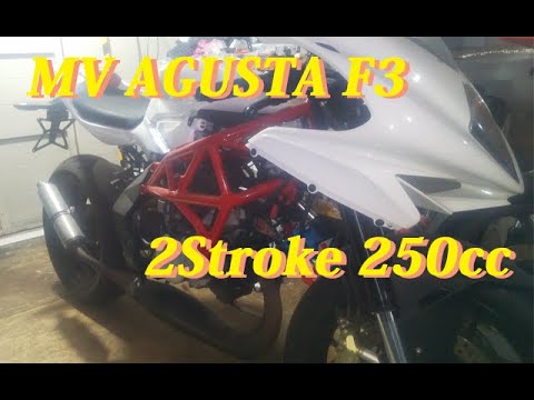 MV AGUSTA F3 Engine Swaps F3のエンジン載せ替えて250cc登録するよ！ #Shorts