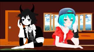 【MMD x AU】We No Speak Americano