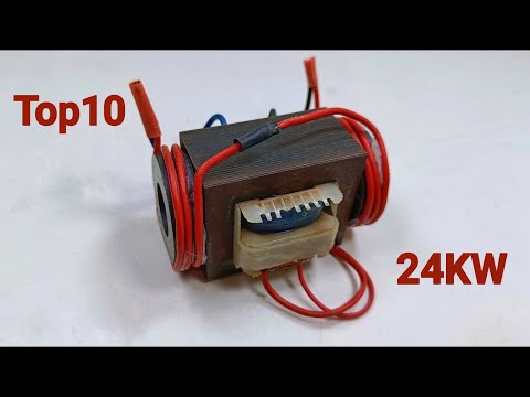 Top 10 Free Energy Generator 20KW 240v Amazing Powerful Electricity with Coper wire use Magnet