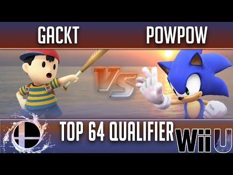 Smash'N'Splash 4  Top 64 Qualifier -  Gackt (Ness) vs InC | PowPow (Sonic)