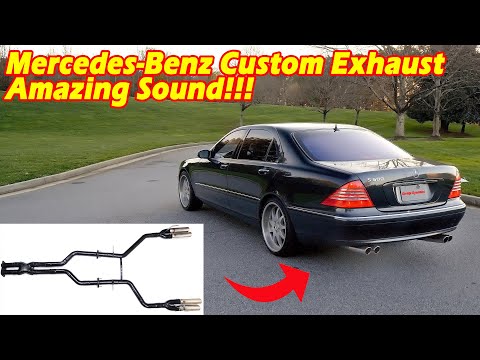 Thumbnail for Mercedes-Benz CUSTOM EXHAUST | Amazing SOUND!!!  | Mercedes-Benz S Class S500 W220 by Mercedes-Benz S-Class, Mercedes-Benz, Car, Mercedes-Benz CLA