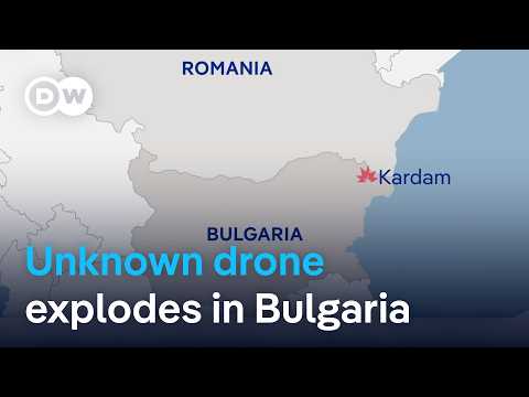 An unidentified drone exploded near a major trans-Balkan gas pipeline | DW News
