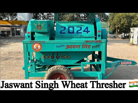 1000 RPM Jaswant 60 HP Wheat Thresher, 1500 kg/hr