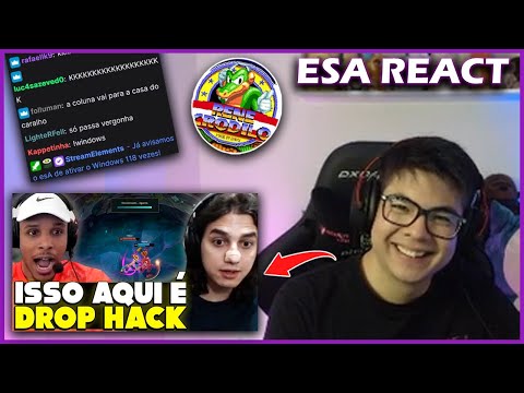 ESA REACT | DROP HACK VS KENNZY, RANGER COMO JOGAR DE SHACO, BOOTCAMP BUEIRO NA COREIA - RENECRODILO