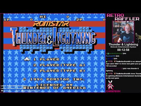 Thunder & Lightning [NES] || First Impression - (Retro Raffler)