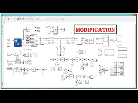 A small modification to my previous simulation, single stage grid connected 3 phase solar inverter.