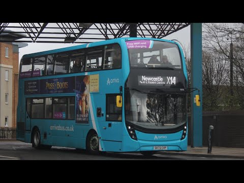 arriva Northumbria 7574 SK72 CVP ADL E400MMC E40D X14 Morpeth