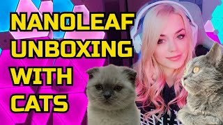 Video thumbnail for NANOLEAF RHYTHM EDITION UNBOXING AND SETUP WITH CATS by KIRA