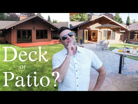 Deck or Patio (which is best?)