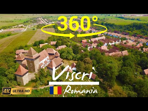 Viscri 360° Drone Tour | Stunning Aerial View of Romania’s Saxon Heritage in 4K