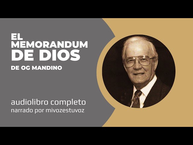 Vídeo relacionado con Og mandino el milagro de la palabra