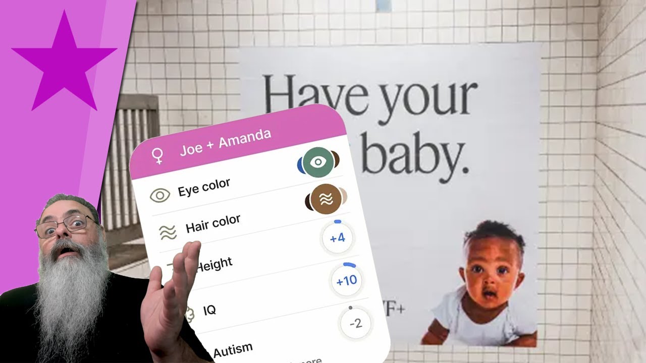 STARTUP AMERICANA oferece BEBÊ SOB ENCOMENDA: ESCOLHA a ALTURA, COR dos OLHOS, etc, do SEU FILHO