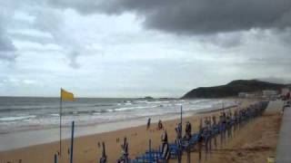 preview picture of video 'Playa de Zarautz'