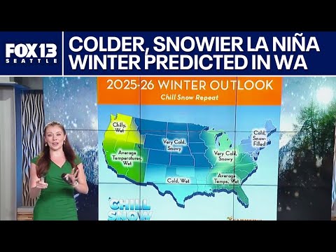 Farmer's Almanac predicts colder, snowier La Niña winter in WA