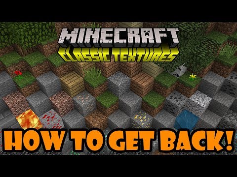 ForgeLogical - Minecraft Bedrock: How To Get The OLD Classic Texture Pack!?