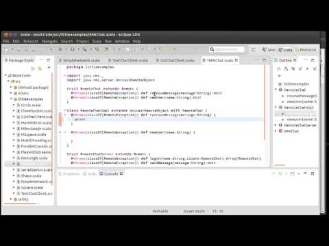 RMI Remote Method Invocation using Scala