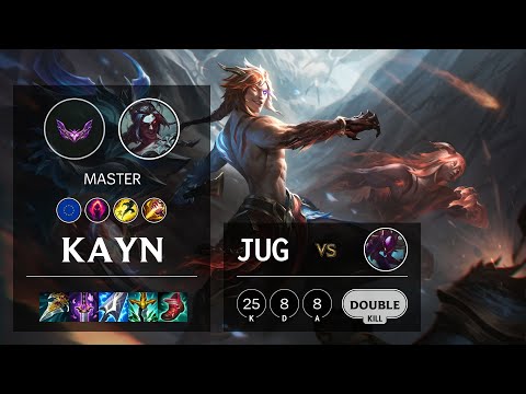 Kayn Jungle vs Kha'Zix - EUW Master Patch 12.5