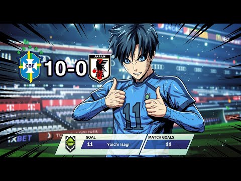 INSANE Comeback of Blue Lock! – World Cup FINAL | U-20 Japan vs Brazil | 4K60FPS