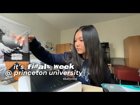 finals week at princeton university 📂 IVY LEAGUE STUDY VLOG
