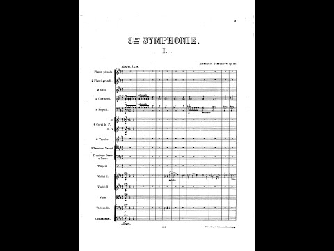 Alexander Glazunov - Symphony No. 3 in D Major, Op. 33