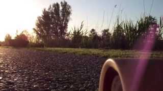 preview picture of video 'Longboarding: Following The River At Sunset (HD)'