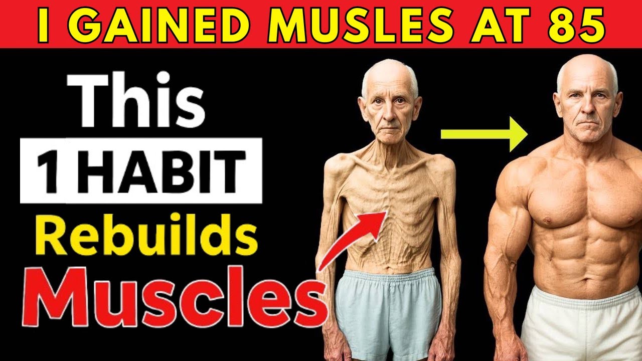 SENIORS, JUST 1 Daily Habit To Restore Muscle Strength Like You're 40 Again | Senior Health - Part 2