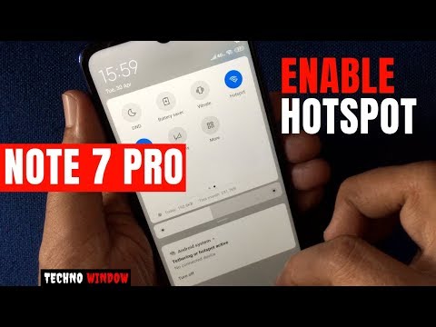 How to Enable Portable Hotspot in Redmi Note 7 Pro