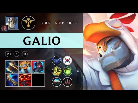 Galio Support vs Thresh - KR Diamond Patch 25.24