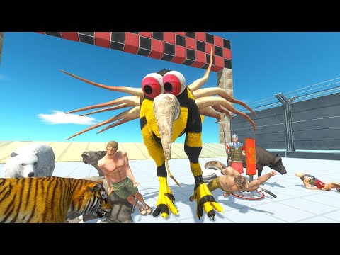ESCAPE FROM MONSTER - DEATH TOUCH ALIEN BIRD 🐦| Animal Revolt Battle Simulator