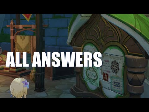 Drusus Riddle Answers | Genshin Impact