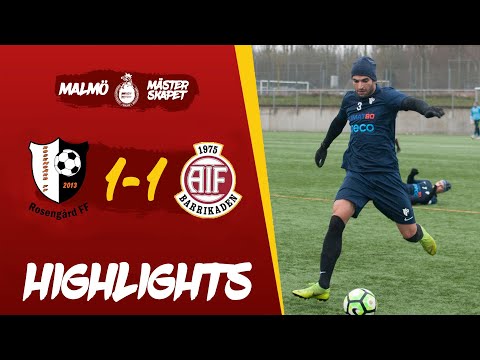 Rosengård FF 1-1 AIF Barrikaden | Vädigt tuff match i en ännu tuffare väder | Highlights