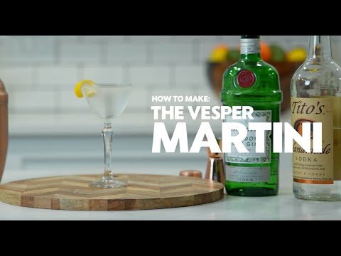 Vesper Martini Cocktail Recipe | Shaken, Not Stirred