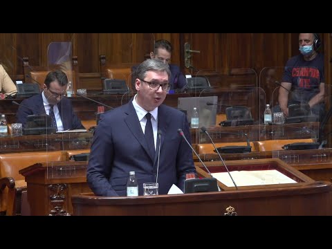 Obraćanje predsednika Aleksandra Vučića u Narodnoj skupštini Republike Srbije