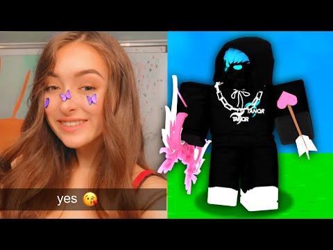 I asked my GIRLFRIEND to play with me, She said YES! (Roblox Bedwars)