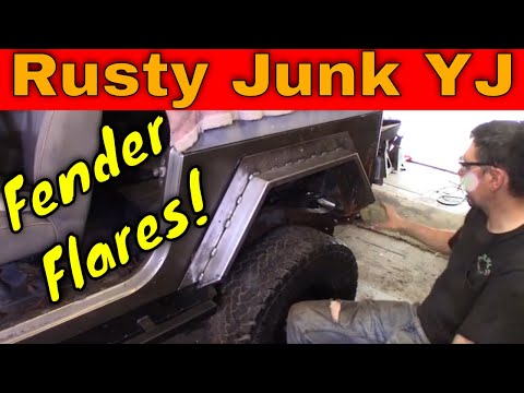 Custom Rear Jeep Fender Flare Fabrication: Project Rusty Junk YJ