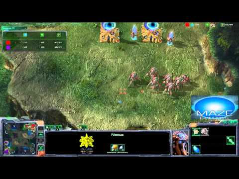 1v1 - Rootqxc (T) v Poison (P) - ICCup Maps