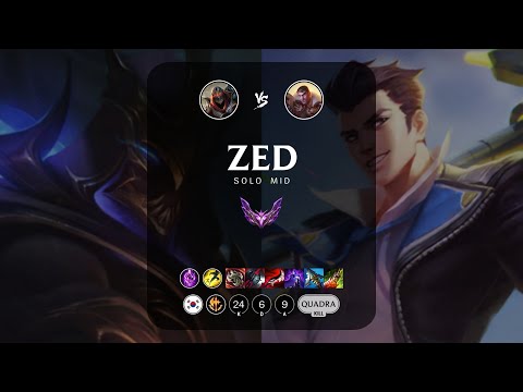 Zed Mid vs Jayce - KR Master Patch 13.13