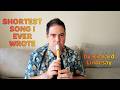 Shortest Song I Ever Wrote, by Richard Lindesay (Official Music Video) 🎶