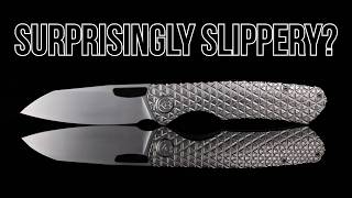 How Does All of this Texture Make it More Slippery? - Kubey KB Knives Socious