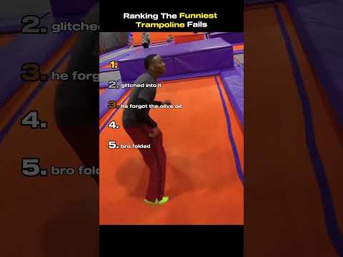 Ranking The Funniest Trampoline Fails