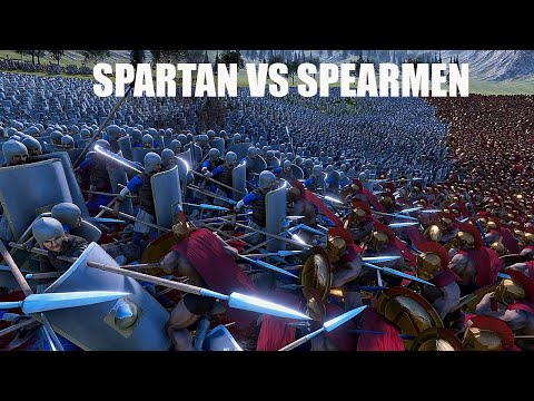 SPARTAN VS SPEARMEN | ULTIMATE EPIC BATTLE SIMULATOR