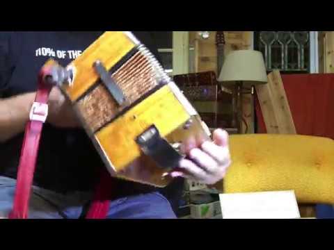 Hohner Pressedwood button accordion in C #376 restored & tuned (nfs)