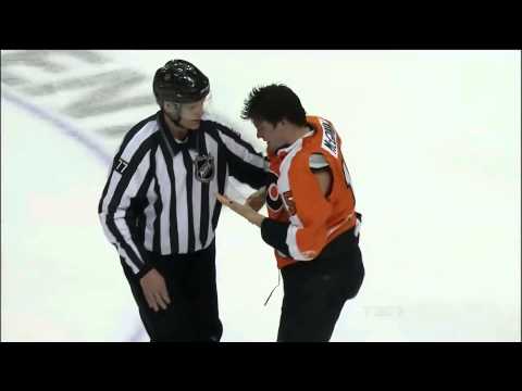 Mike Brown vs Tye McGinn fight . Feb 25 2013