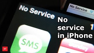 No service in iPhone or searching service