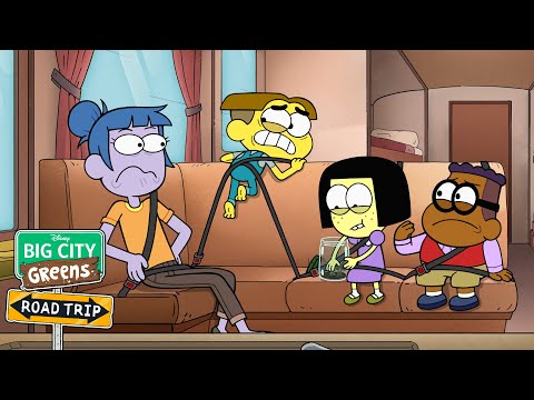 The Greens Have a Breath-Holding Contest! 😵‍💫| Big City Greens: Road Trip |@disneychannelanimation