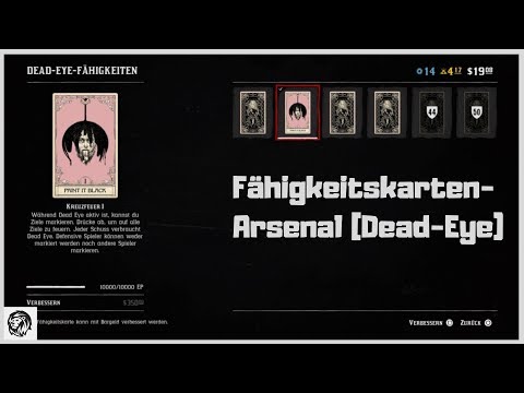 Red-Dead-Online Tutorial #Fähigkeiten Part 1 | Die beste Karte für Dead Eye | [German] [Hamtex]