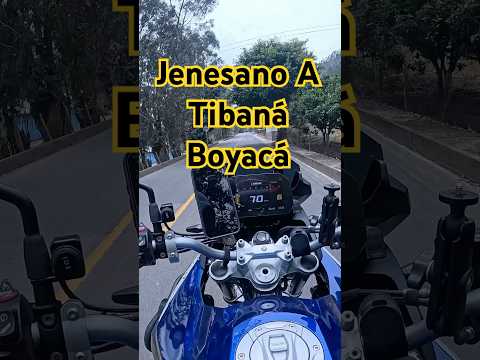 Jenesano A Tibaná Boyacá #moto #motorcycle #motovlog #colombia #viajes #boyacá #viajeenmoto