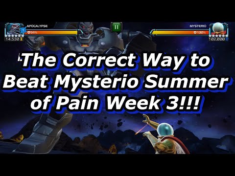 The Secret Strat to Beat Mysterio Summer Of Pain Week 3!!! Marvel Contest of Champions