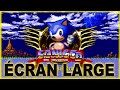 SONIC CD En Vrai ÉCRAN LARGE Widescreen SEGA Lien Gameplay FR QC
